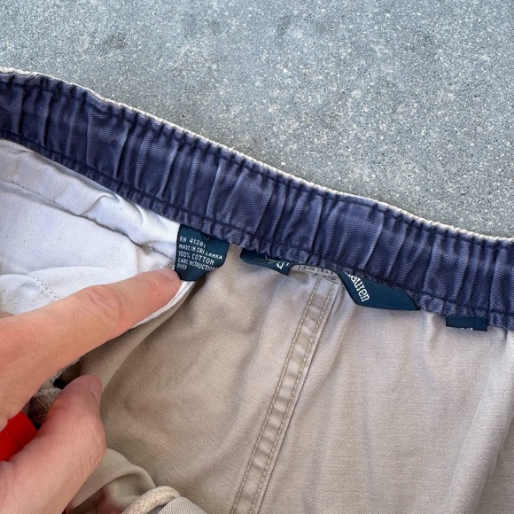 Vintage Polo Ralph Lauren Sport Mens Size XL Chino Shorts Pony Logo Tan - Picture 5 of 11